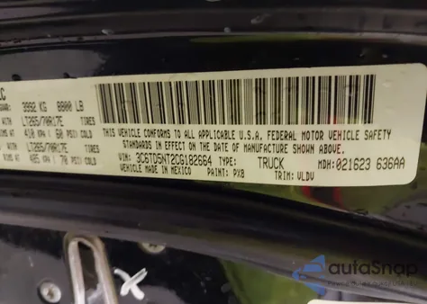 2012 Ram 2500 Laramie from USA, damaged, VIN 3C6TD5NT2CG182664